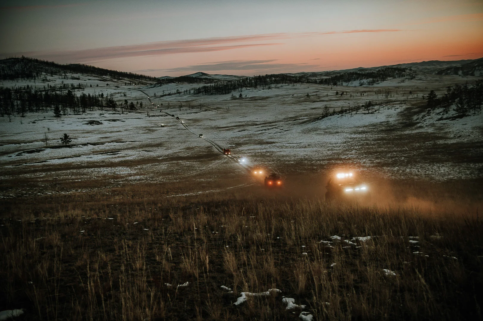 Black Car, Night – Car Advertising Image
