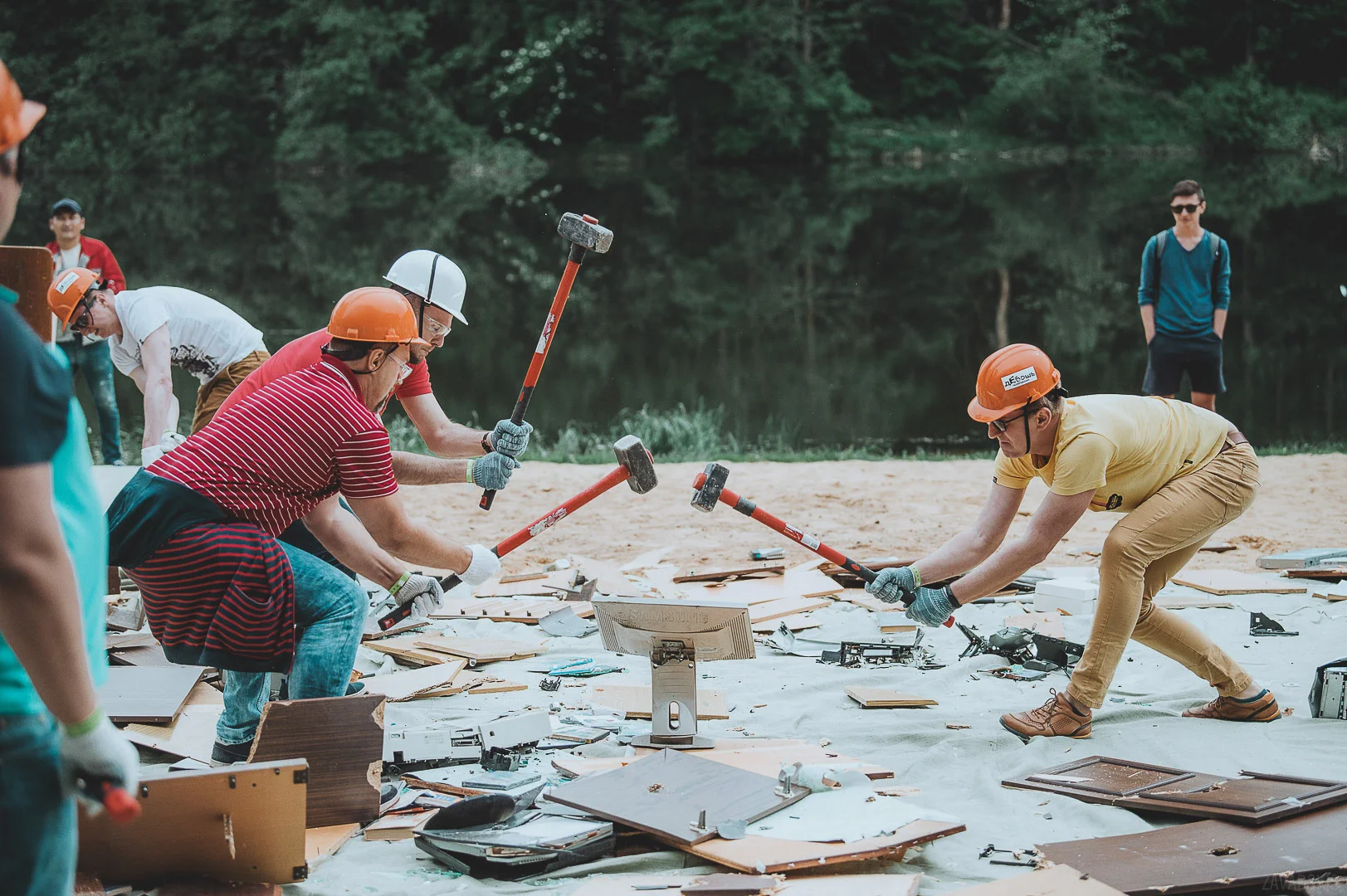 Man with a Chisel – Business Event Image