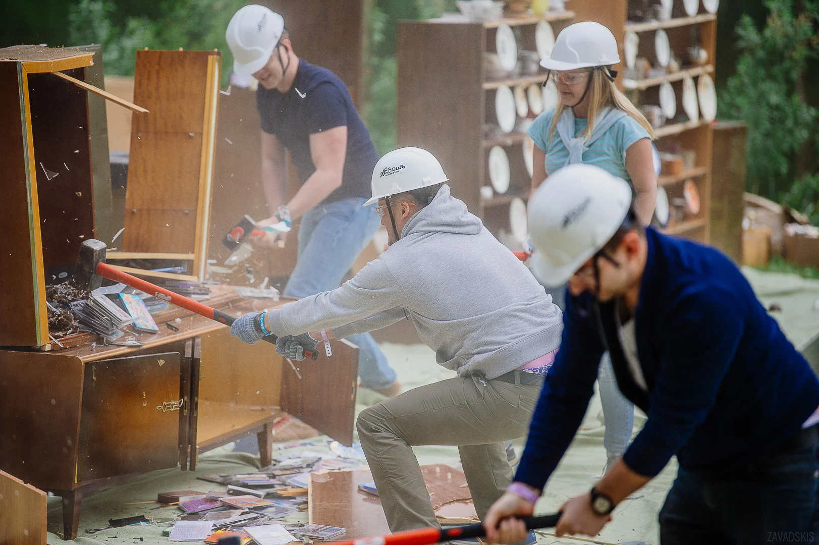 Man with Safety Helmet, Workshop – Business Event Image