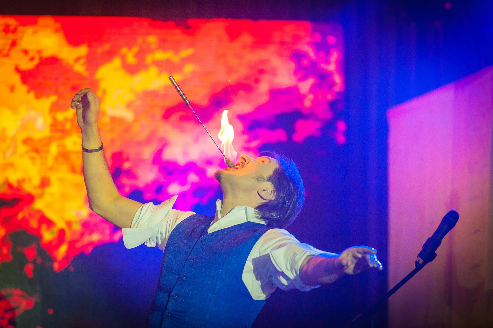 Man on Stage, Event Photography, Stage – Event Photography