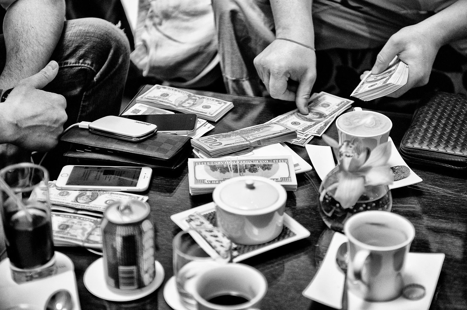 Coffee and Papers in a Conference Room – Corporate Event Photography