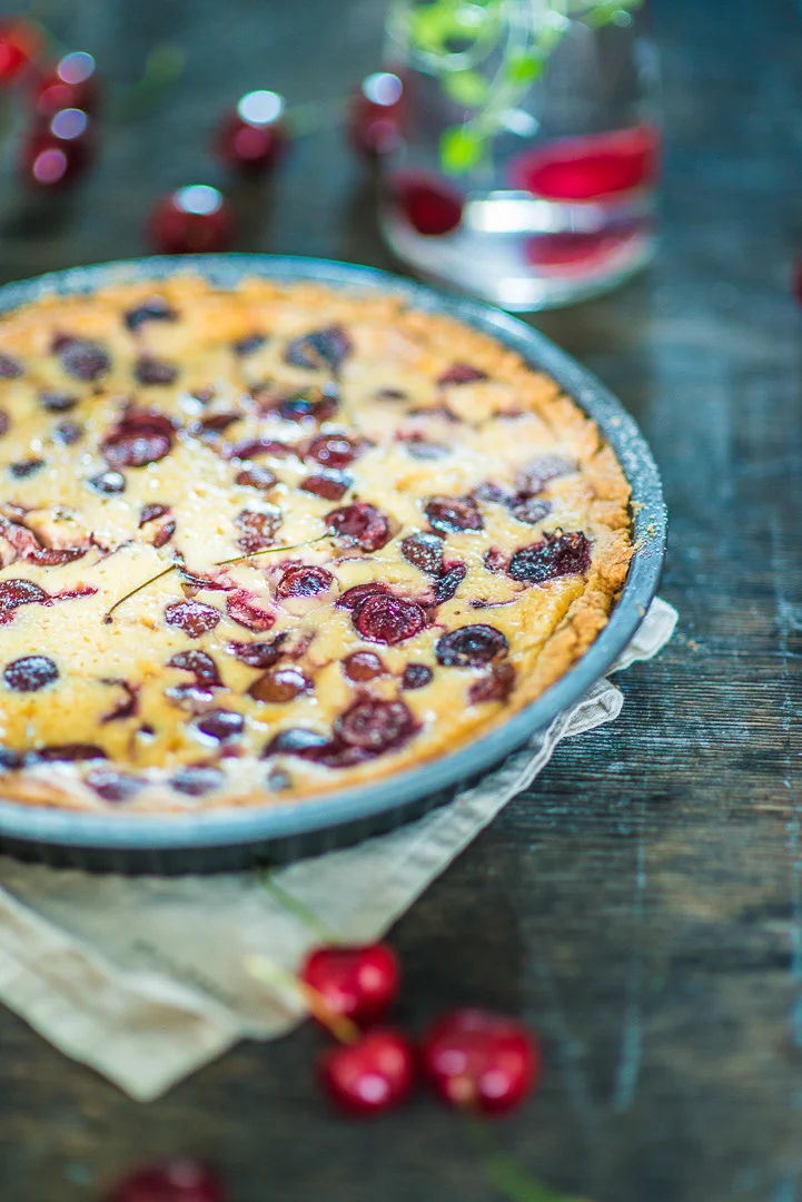 Red Berries and Cream Dessert Photography – Commercial Food Photography