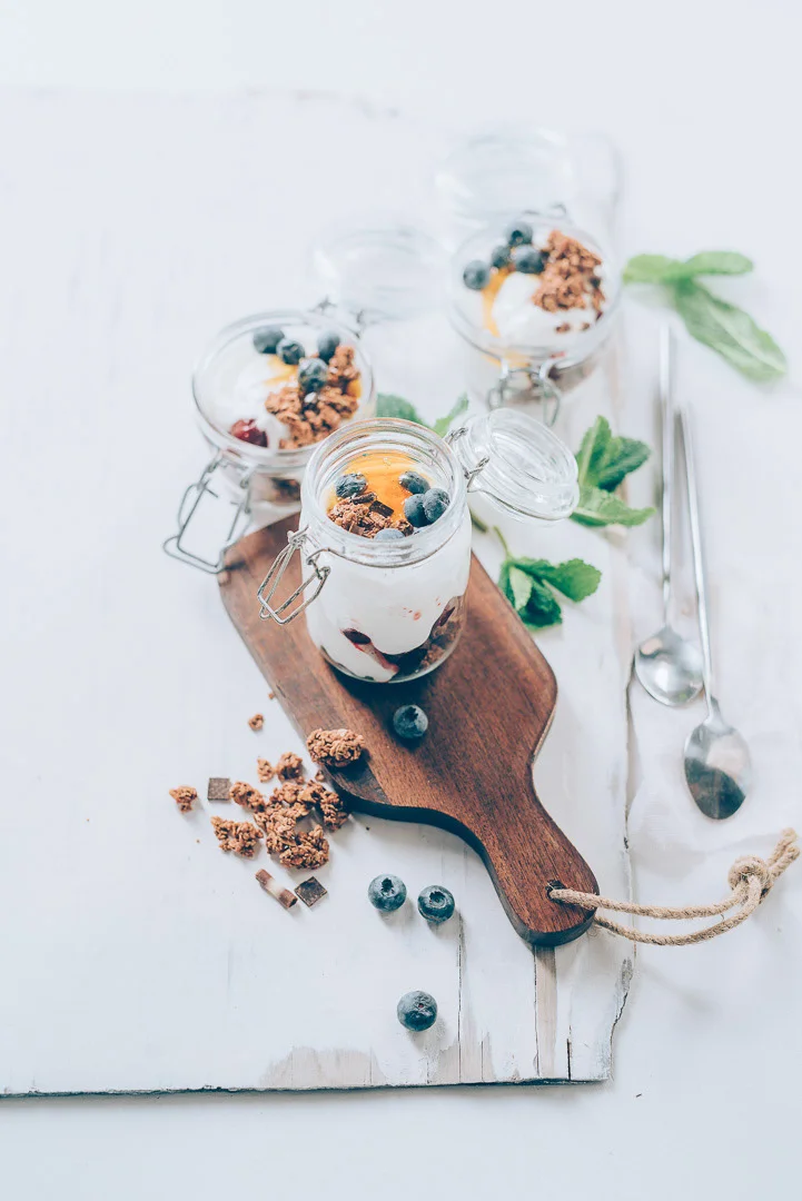 Fresh Berries and Grains on Wooden Board – Commercial Food Photography