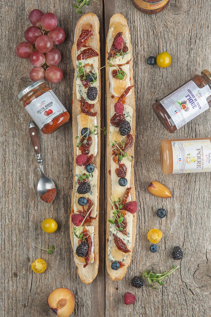 Red Strawberries and Berries on Wooden Surface – Food Photography Portfolio