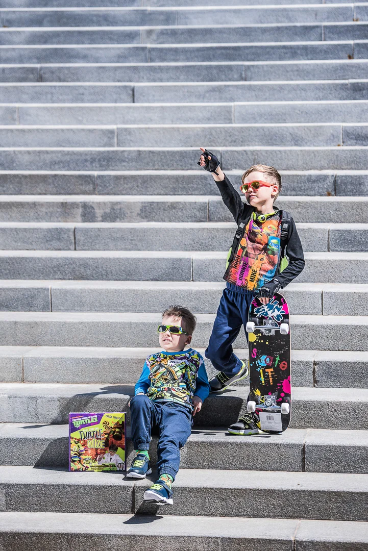 Boy with Skateboard, Kids Portrait Photography – Natural Children's Photography
