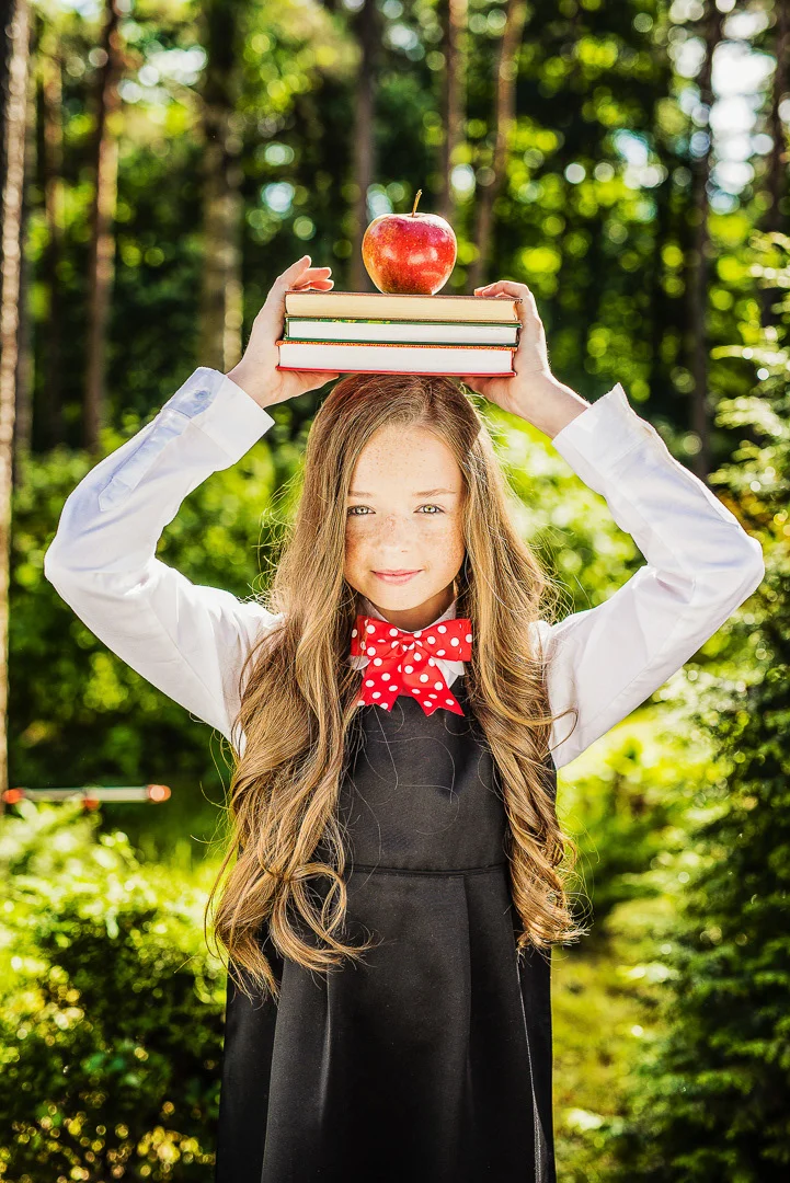 Girl in Summer, Child Portrait Outdoors – Kids Portrait Photography