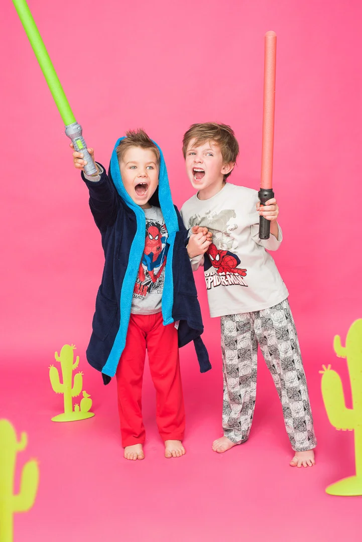 Two Boys Playing with a Toy Gun – Natural Children's Photography