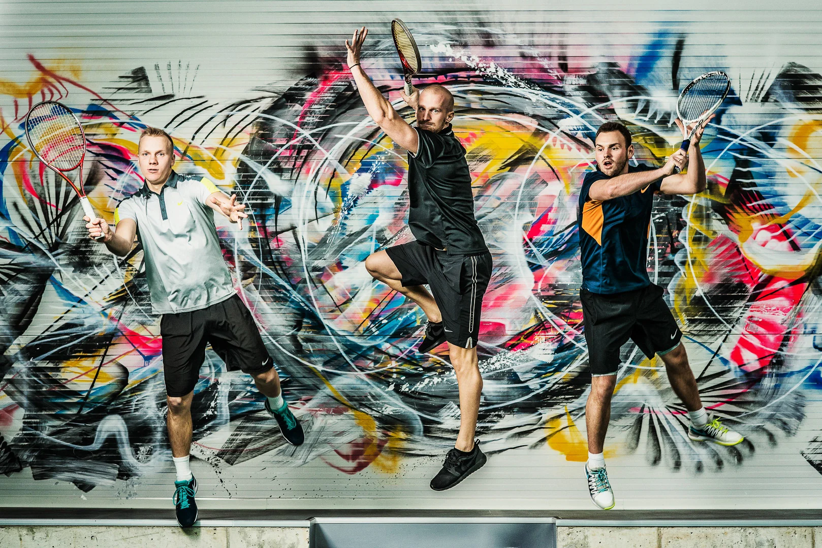 Athlete Jumping in the Air, Candid Moment – Fitness Photography Portfolio