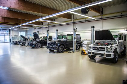 Automotive Factory Interior, Car Assembly Line – Car Advertising Image