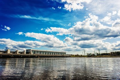 Industrial View: Factory Building and Railway – Production Environment Photography