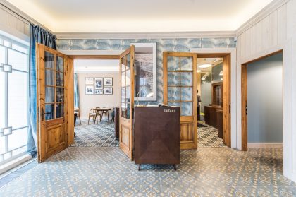 Bright Room with Wooden Doors, Candid Moment – Modern Design Portfolio