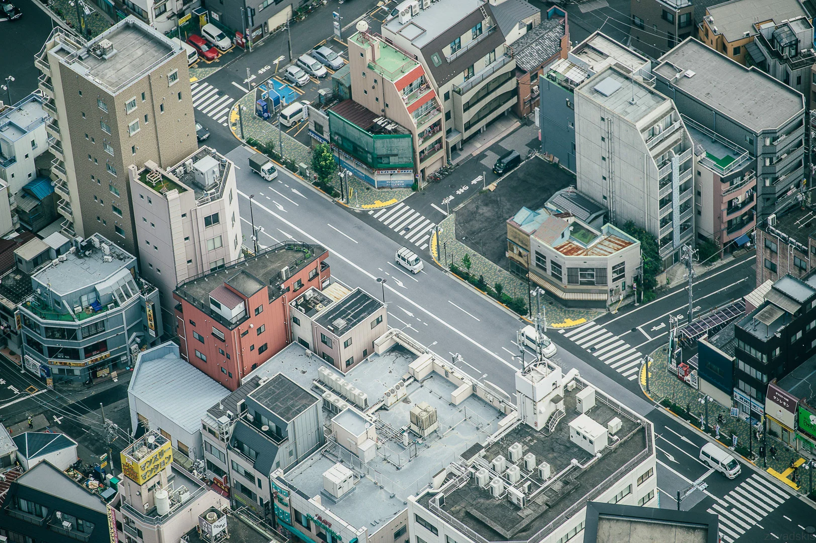 Yellow Rooftops, City View – Editorial Travel Image