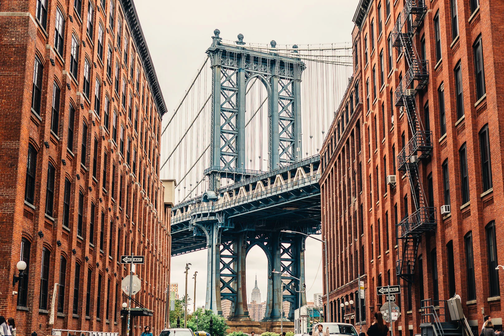 New York City Skyline with Skyscrapers and Bridge – Landscape Photography
