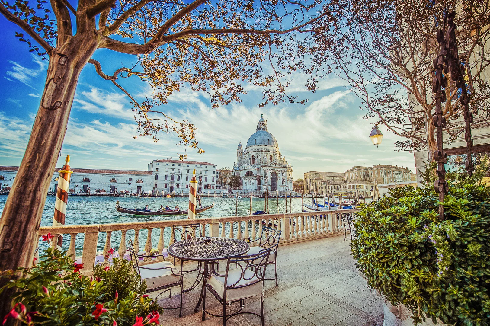Canal, Boat, and Architecture in Italy – Editorial Travel Image