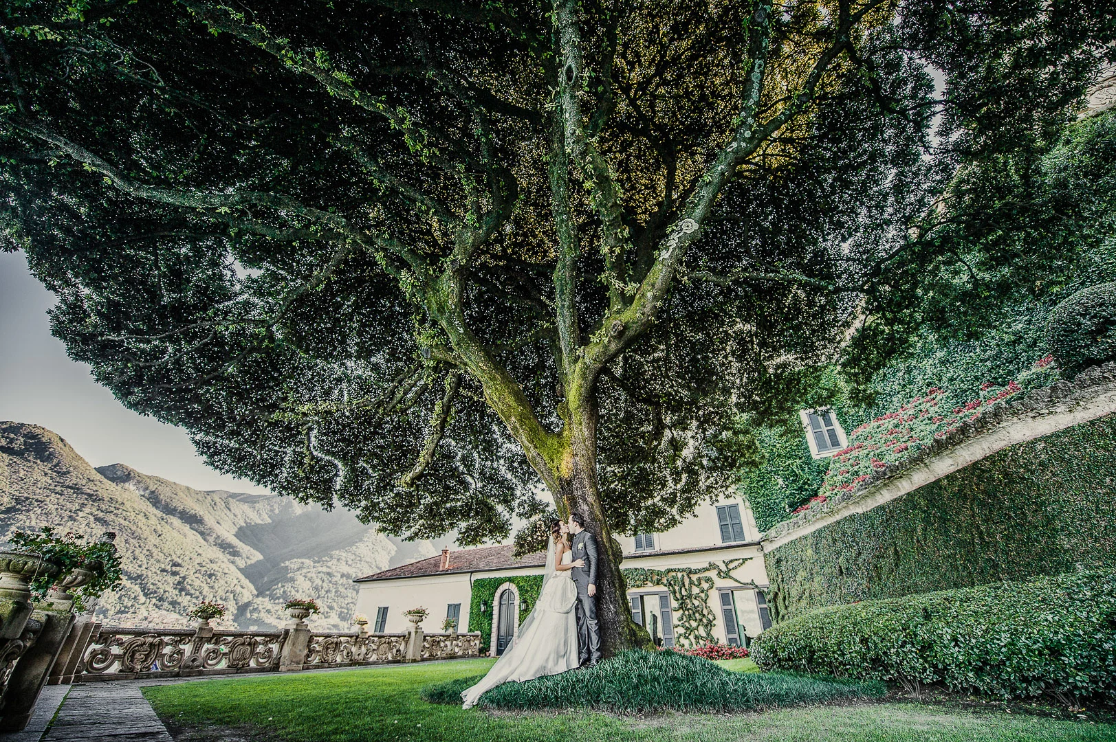 Wedding Photography, Garden – Romantic Wedding Image
