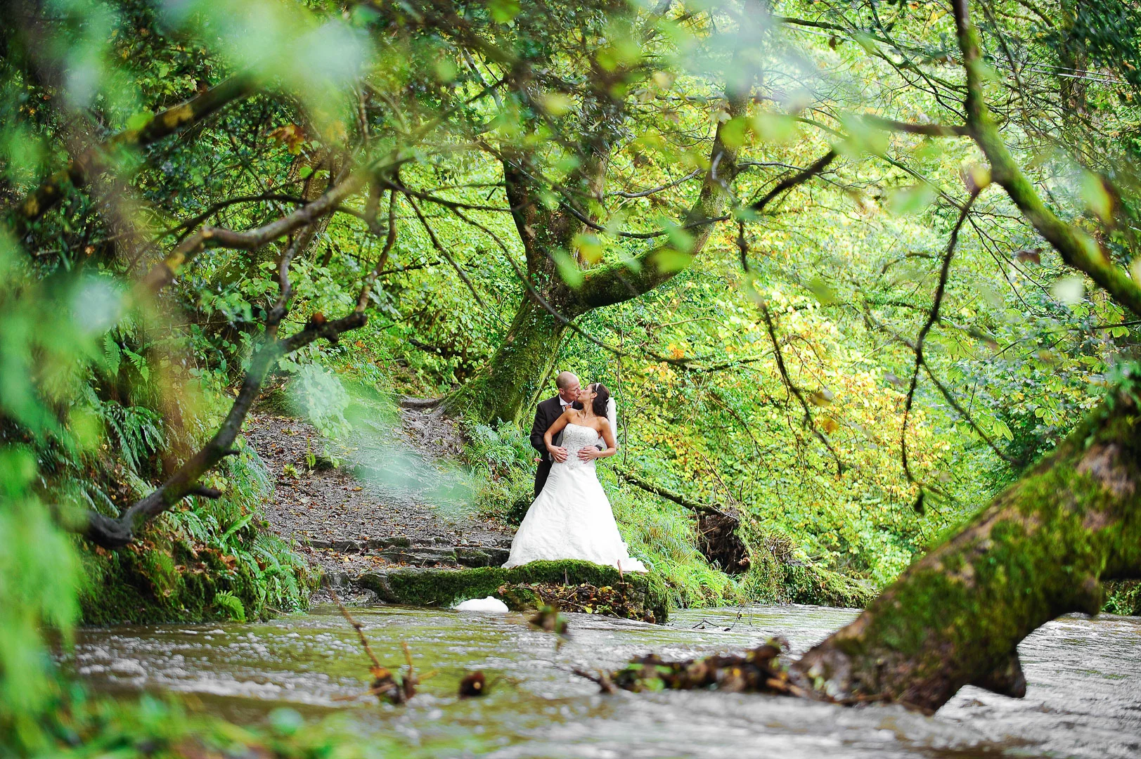 Happy Couple in Garden – Couple Photography